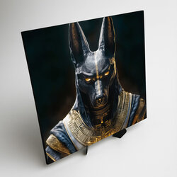 Wooden Wall Art - Egyptian God Anubis