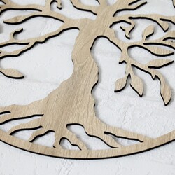 Wall Art Tree of Life - Yesod | Oak Sonoma
