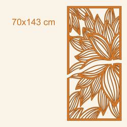 Cut-out Panel on the Wall - Water Lilies | 70x143 cm