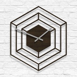 Lacné nástenné hodiny - Factory | Wenge