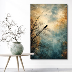 Image - Raven in the fog