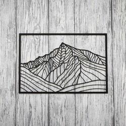 Autorský obraz Tatier - Kriváň | Čierna