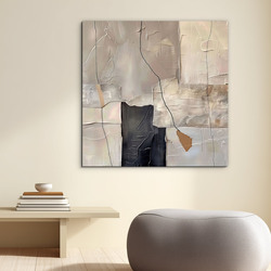 Abstract painting in neutral colors - Elegant