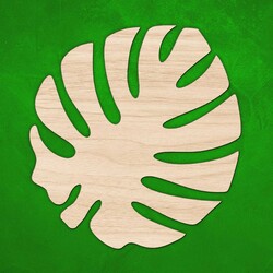 Sada 6 ks - Drevené podložky - Monstery