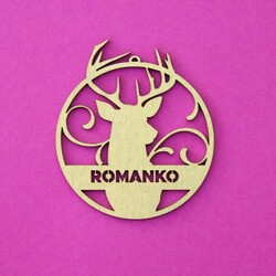 Vianočná guľa s vlastným menom  | Zlatá