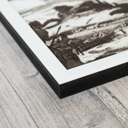 3D Wooden Engraved Picture - Historical World Map 1689