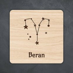 Podložka pod pohár - Znamení berana ve hvězdách