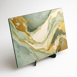 Moderná dekorácia v abstraktnom štýle - Verde