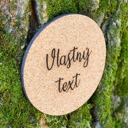 Podložka pod pohár na mieru - s vlastným textom 3