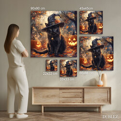Wall Art for Halloween - Black Cat