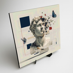 Drevený obraz sochy - Metamorfóza