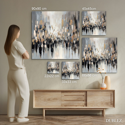 Umelecký obraz - Ruch mesta