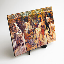 Reprodukce obrazu Alfonze Muchy - Roční období