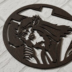 Drevený obraz Ježiša Krista | Wenge