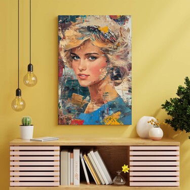 Wooden Wall Art - Princess Diana | DUBLEZ
