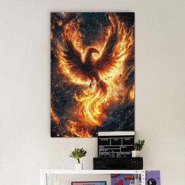 Wooden Wall Art - Birth of the Phoenix | DUBLEZ