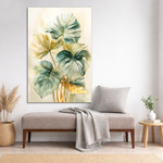 Botanical image of leaves - Monstera