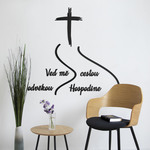 Dřevěný citát z Bible - Veď mě cestou odvěkou, Hospodine