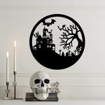 Dřevěná výzdoba na Halloween