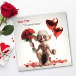 Tablou din lemn - Stăpânul Inelelor - Gollum