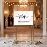 Uvítací tabule na svatbu – Něha
