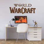 Dřevěné logo na zeď - World of Warcraft