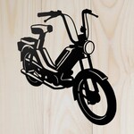 Dřevěný retro obraz - Babetta 210