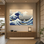 Reprodukcia obrazu Hokusai - Veľká vlna pri Kanagawe