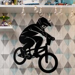 Dřevěný obraz BMX racing - Bikros