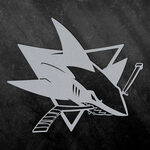 Logo na zeď - San Jose Sharks