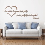 Citat de dragoste - Autocolant living