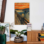 Tablou din lemn - Țipătul, Munch