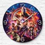 Nástenné hodiny Avengers - Infinity War