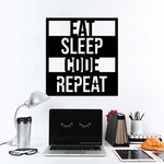 Cadou pentru programator - Tablou din lemn