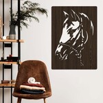 Tablou mare din lemn pentru perete - Cal