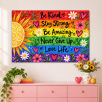 Farebný motivačný obraz - Love Life
