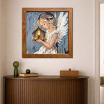 Angel picture on the wall - Heart of the home