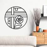 Tablou abstract floral - Trandafir geometric