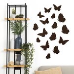 Wooden Sticker - Butterflies on the Wall 8 pcs