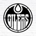 Edmonton Oilers - Logo na zeď