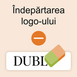 Îndepărtarea logo-ului DUBLEZ din produs