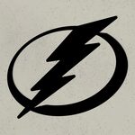 Hokejové logo na zeď - Tampa Bay Lightning