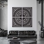 Mandala mare din lemn - Modern Art