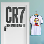 Tablou cu logo din lemn - CR7 Cristiano Ronaldo