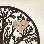 Wooden Heart with Name