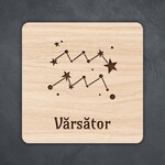 Suport pentru pahar - Semnul zodiacal Vărsător