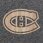 Hokejové logo na zeď - Montréal Canadiens