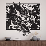 Tablou 3D decupat - Marele dragon chinezesc