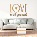 Citat scurt în limba engleză pentru perete - LOVE