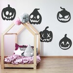 Drevená výzdoba na Halloween - Tekvice
